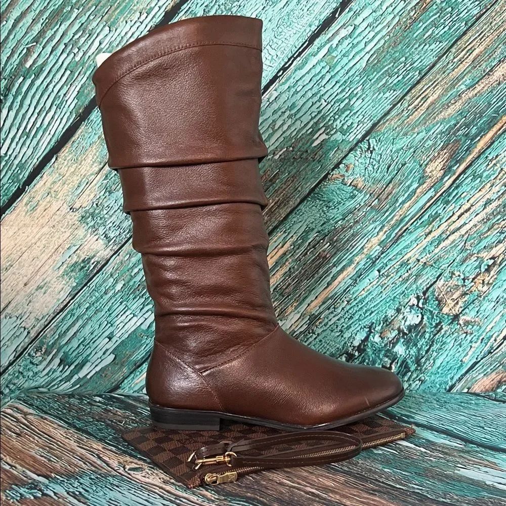 * Aldo Brown Slouch Boots
